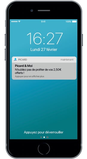 exemple notification push B2C