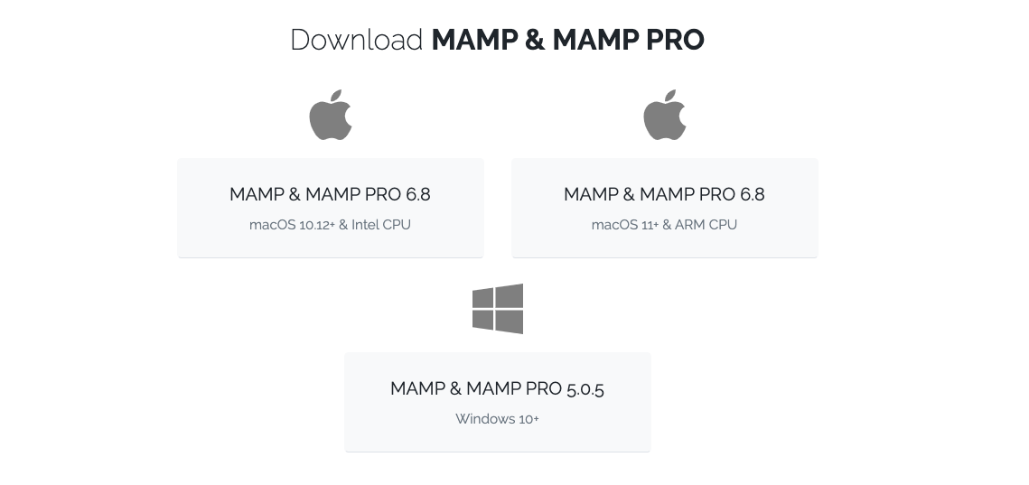 télécharger mamp pour installer wp en local