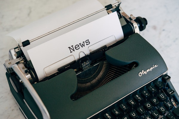 machine à écrire les news