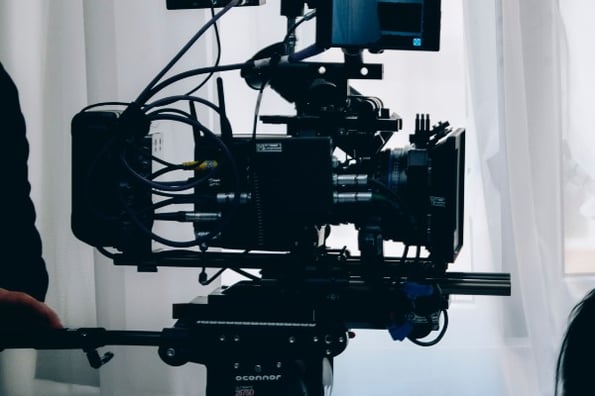 caméra pour tournage d'une pub tv