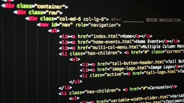 code HTML avec des sauts de ligne