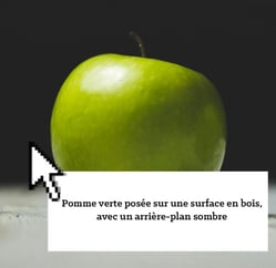 pommes et alt text 