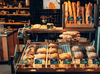 prix dans une boulangerie