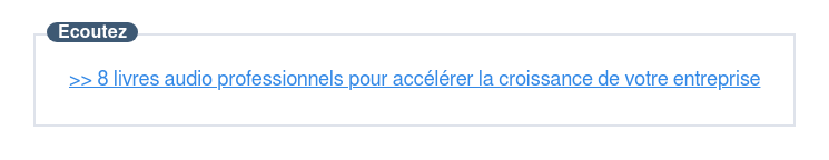 Ecoutez 8 livres audio professionnels pour accélérer la croissance de votre entreprise