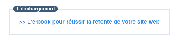 Téléchargez cet e-book pour réussir la refonte de votre site web