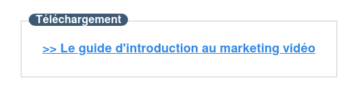 Téléchargez cet e-book d'introduction au marketing vidéo