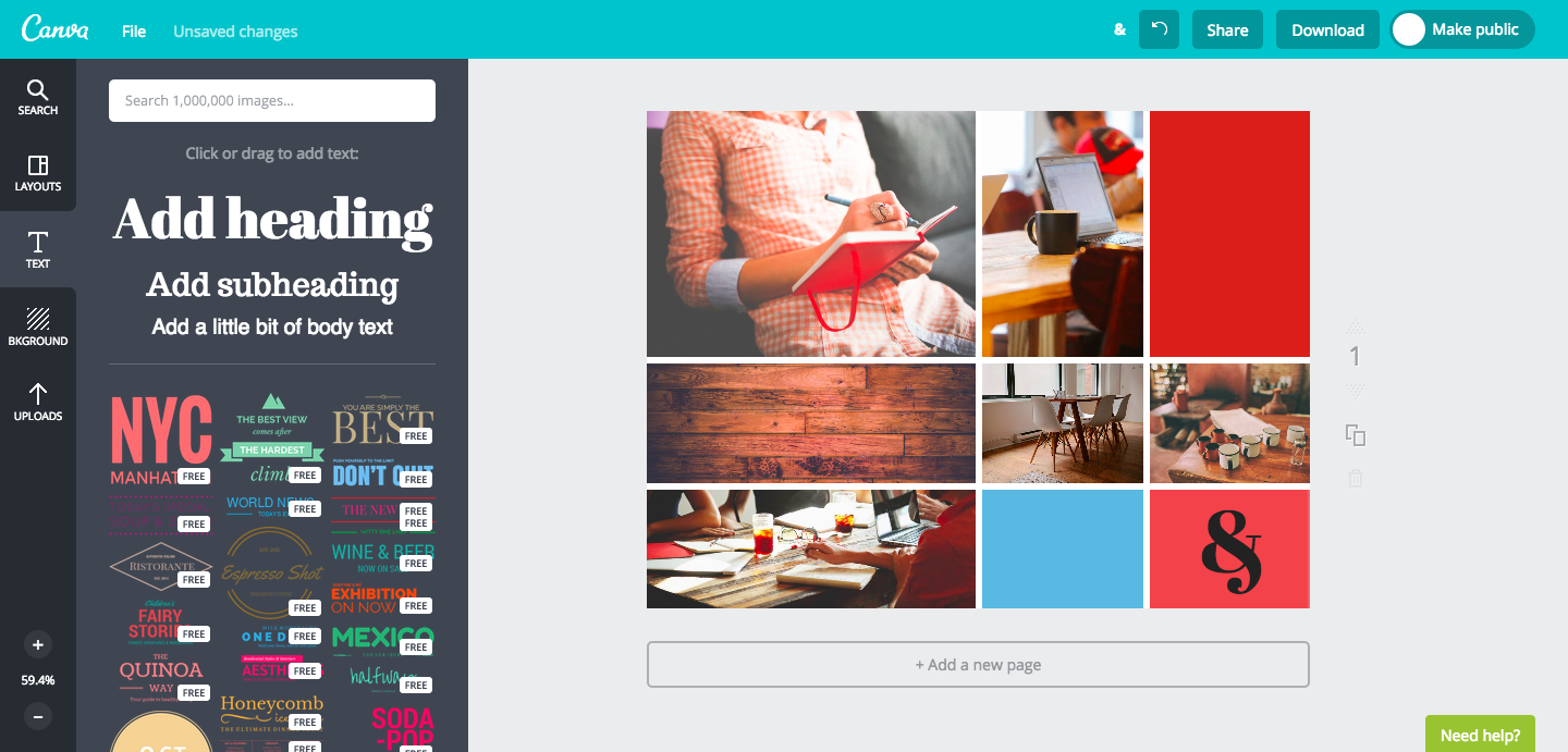 Exemple Canva