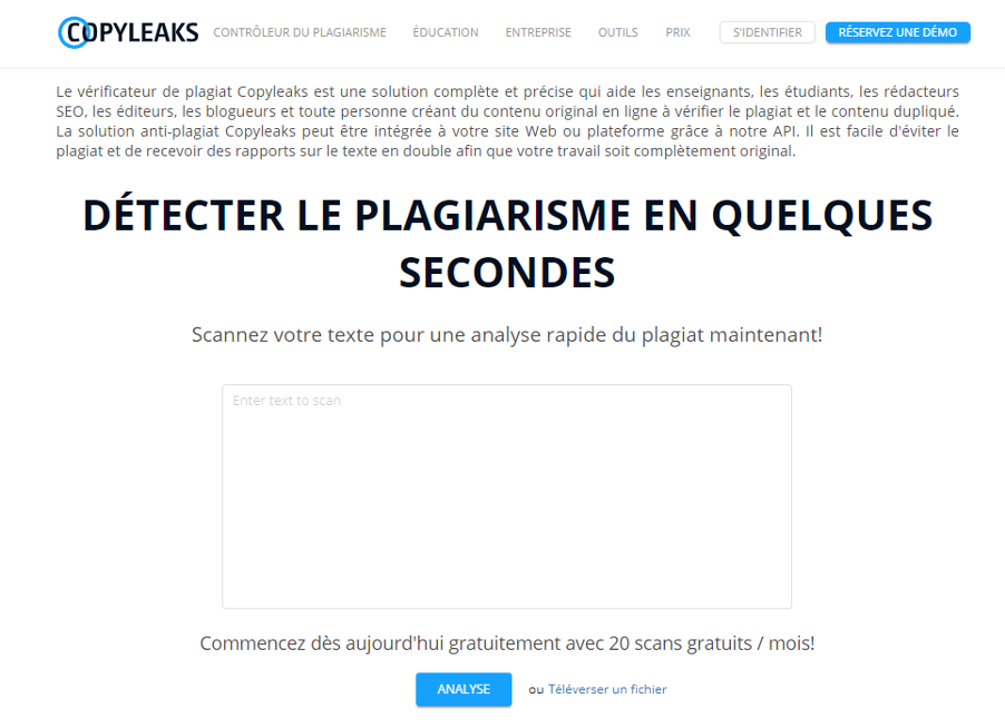 Logiciel Copyleaks