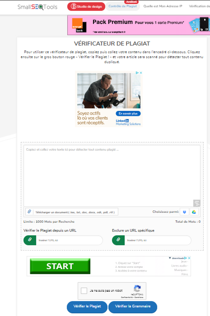 Logiciel SmallSEOTools