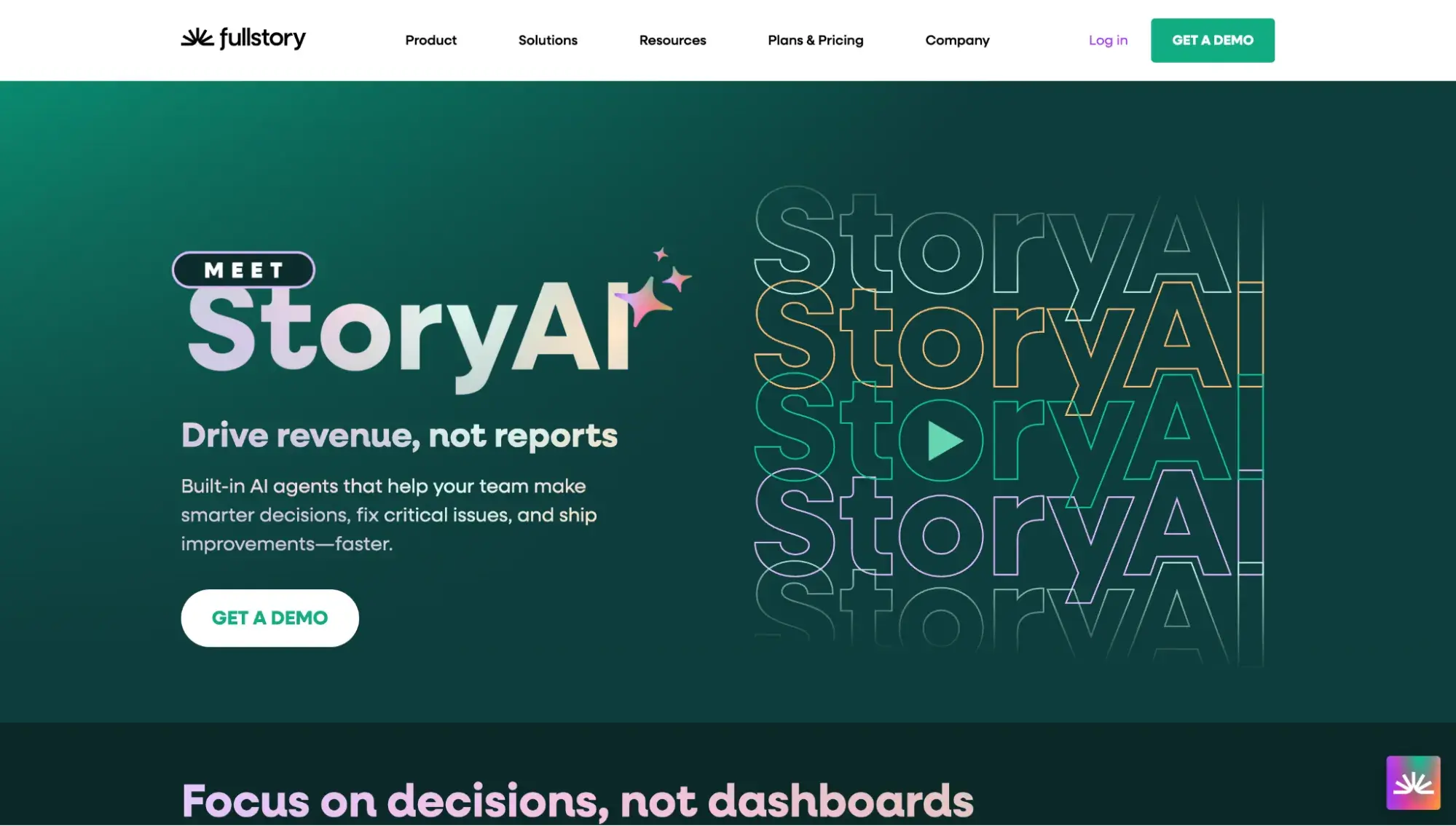 monitoring IA site web : fullstory (storyai)