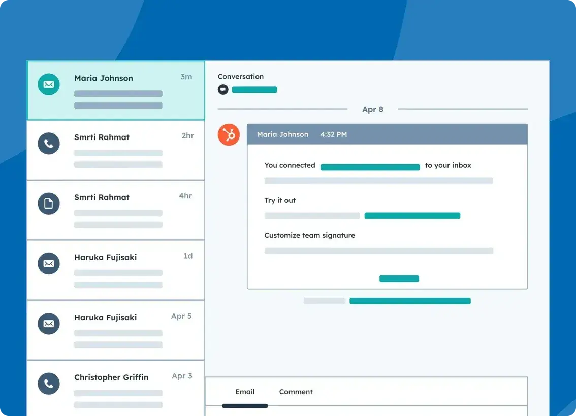 Fonctionnalités CRM&nbsp;: Service Hub de HubSpot