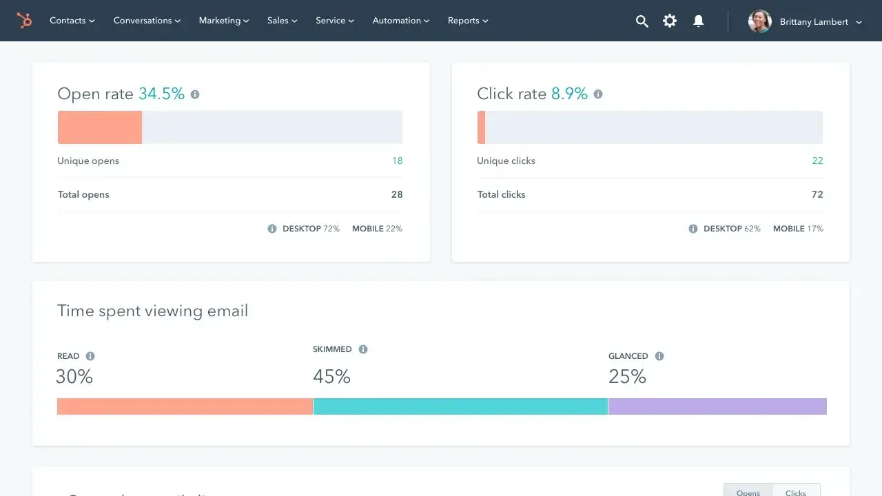 e-mail marketing pour l'e-commerce&nbsp;: Marketing Hub de HubSpot