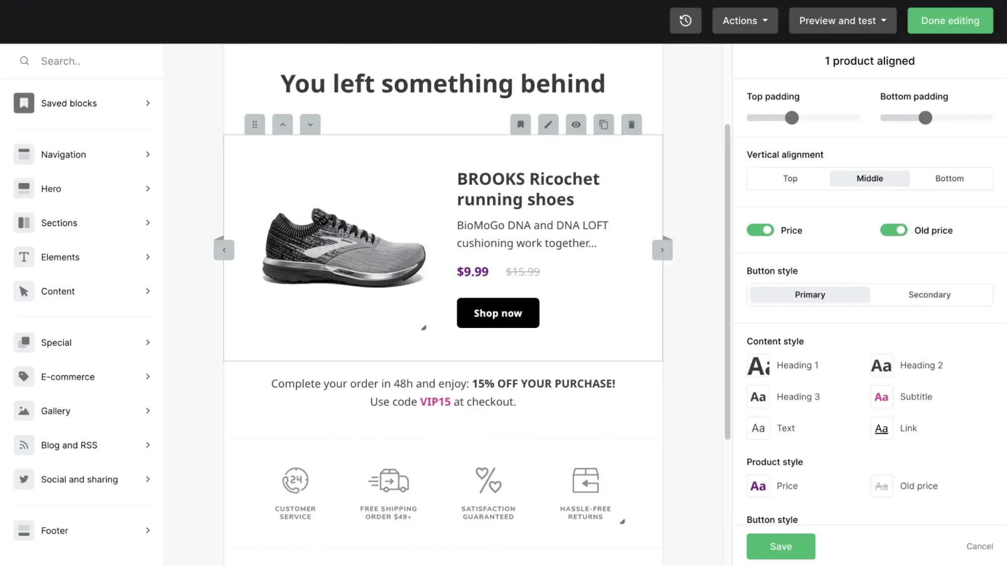 e-mail marketing pour l'e-commerce&nbsp;: MailerLite