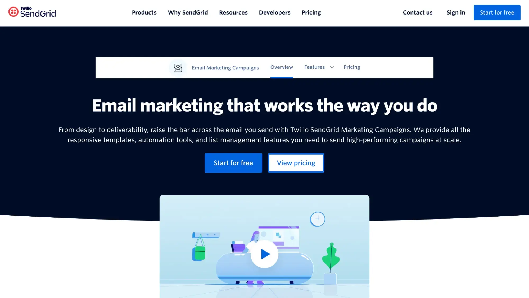 e-mail marketing pour les organisations à but non lucratif&nbsp;: SendGrid