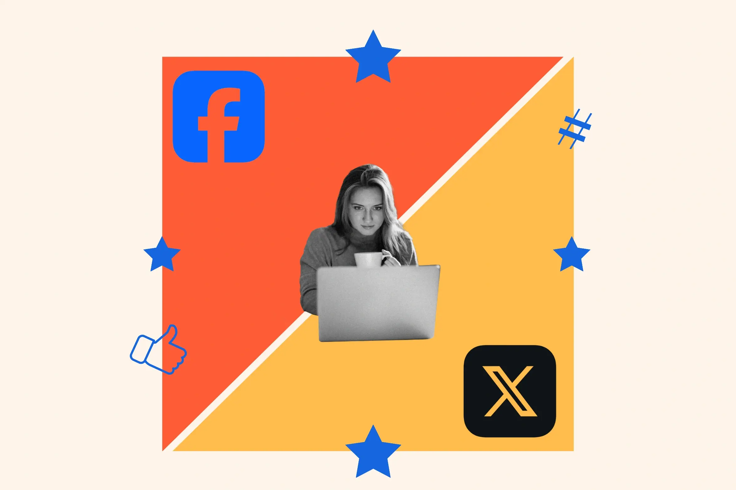 X (ex-Twitter) ou Facebook&nbsp;: quelle plateforme choisir&nbsp;?