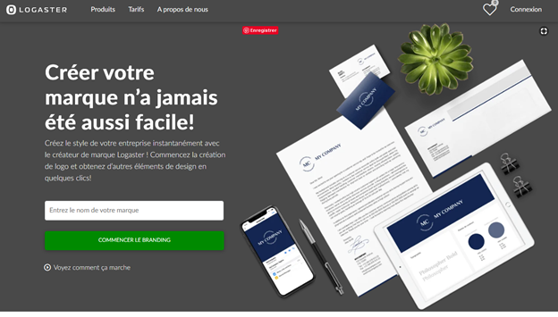 créer un logo en ligne avec logaster