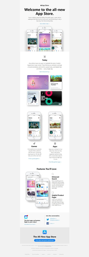 apple newsletter example