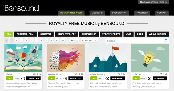 Royalty Free Music - Bensound
