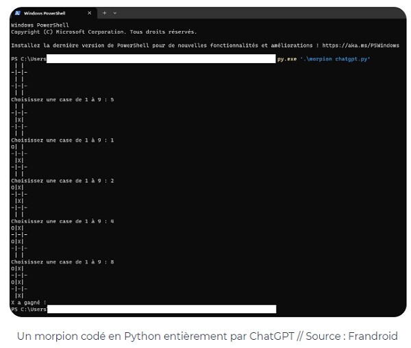 ChatGPT programmation informatique
