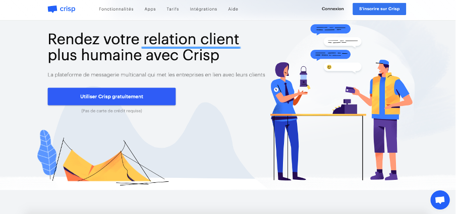 Crisp est un outil de ticketing