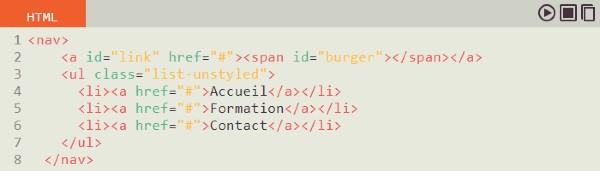 Exemple menu burger CSS-1