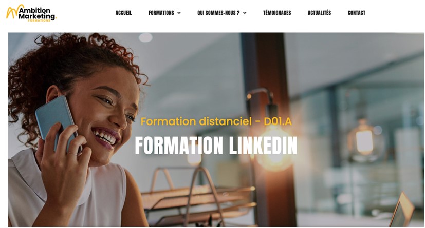 Formation « Exploiter LinkedIn pour son entreprise » d’Ambition Marketing Formations
