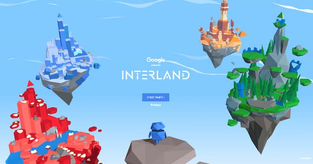 Google interland web design