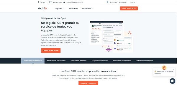 HubSpot outil commercial
