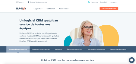Logiciel de prospection HubSpot CRM