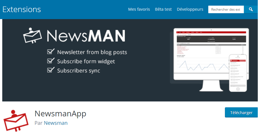 Plugin newsletter NewsMan