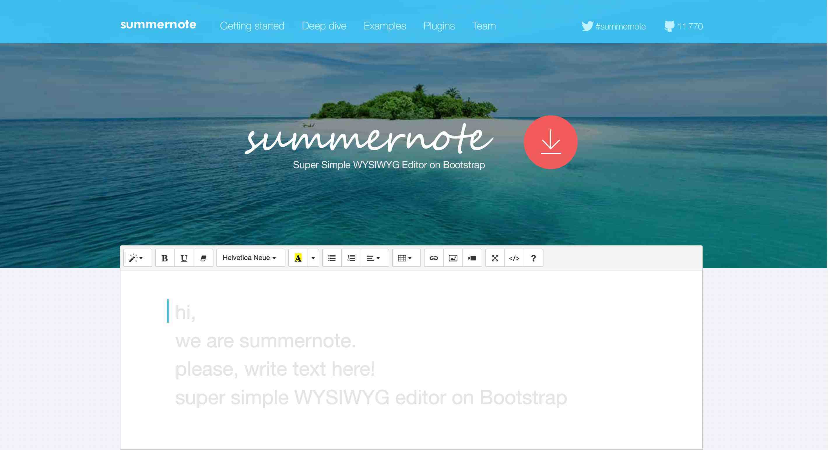 Summernote
