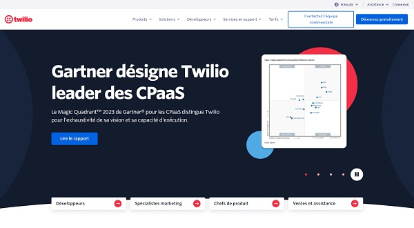 fournisseur CCaaS - Twilio