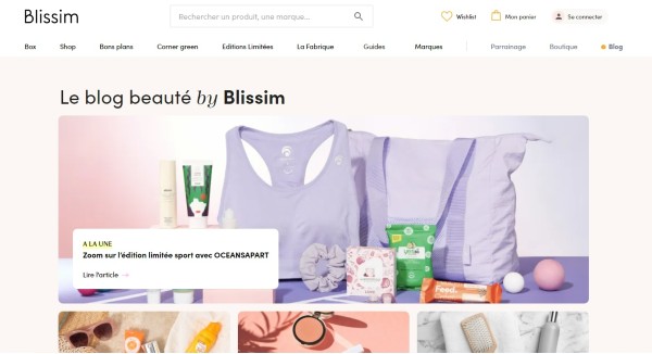 bLISSIM content marketing