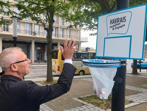 exemple de nudge marketing :  ville du havre