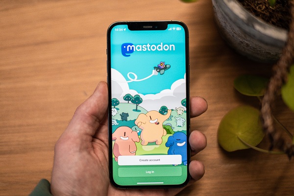 Mastodon sur smartphone