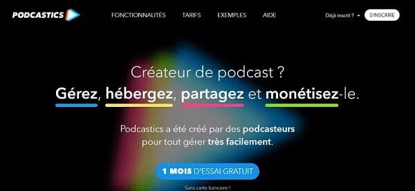 plateforme podcast podcastics
