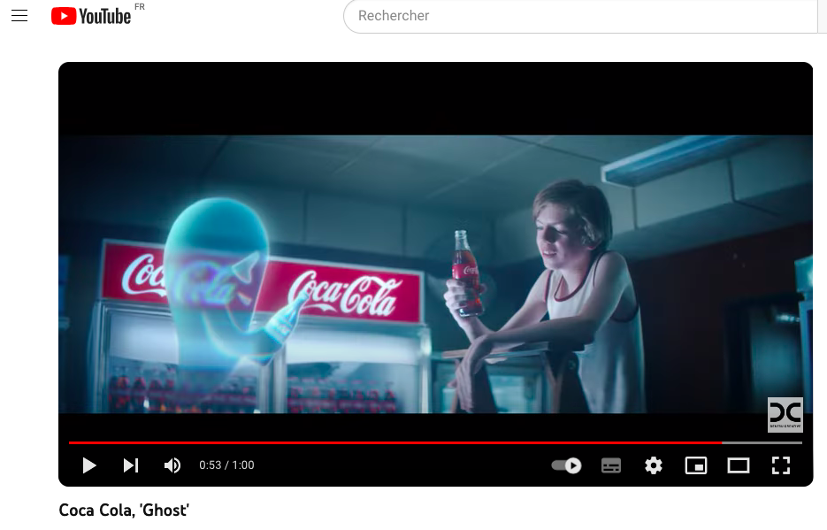 publicité vidéo coca cola pour halloween
