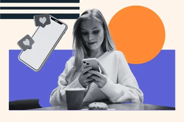 collaboratrice sur les réseaux sociaux