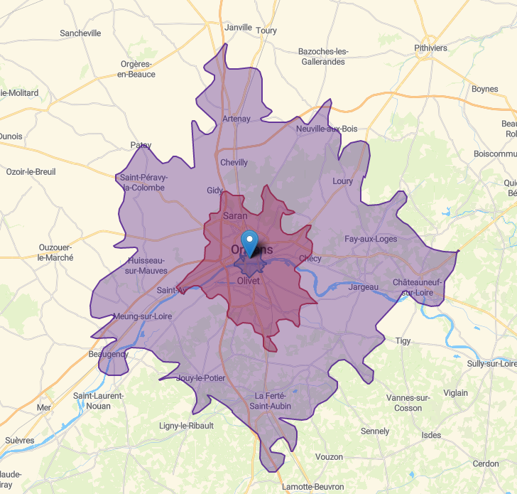 Creation D Une Zone De Chalandise Avec Google Maps Et Google